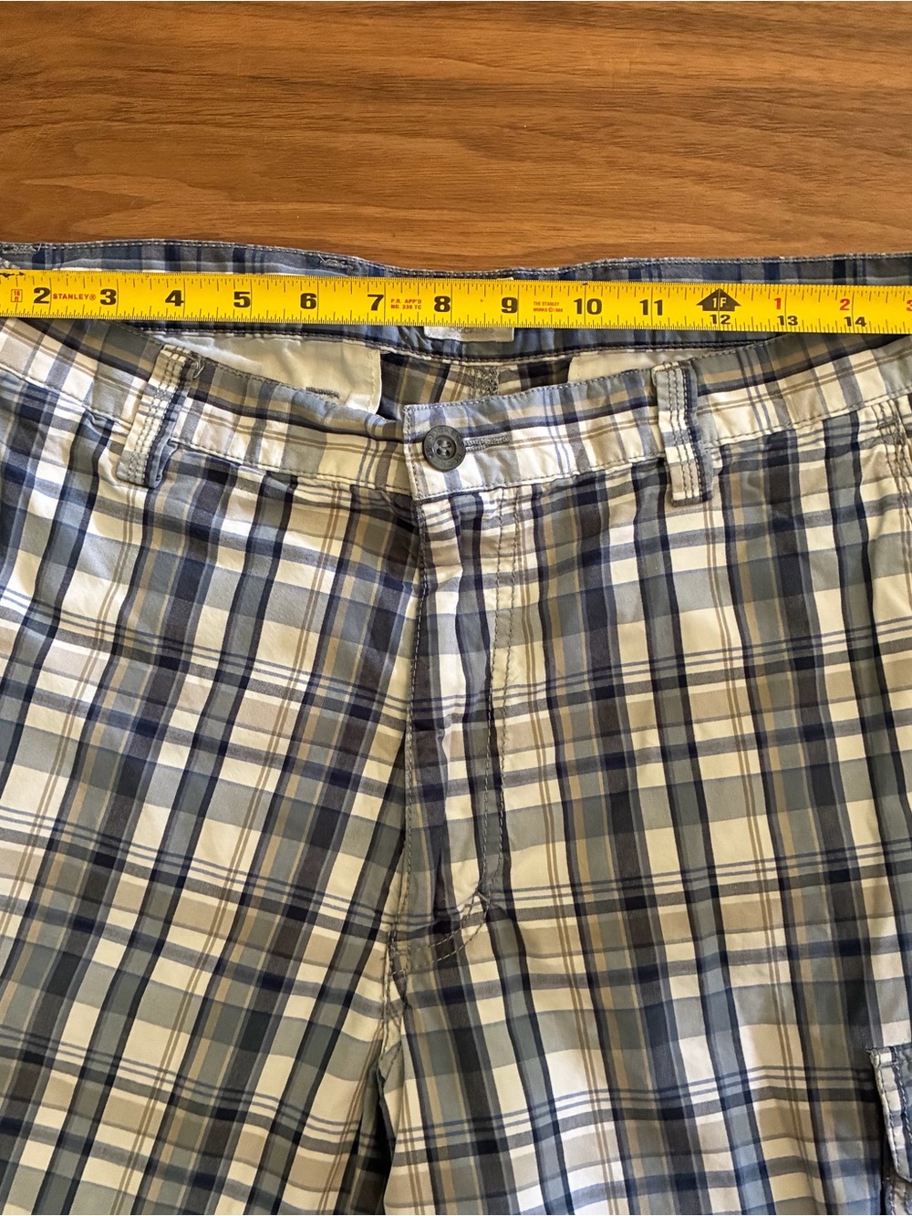 Dockers Plaid Cargo Shorts Men’s 34 - Picture 3 of 7